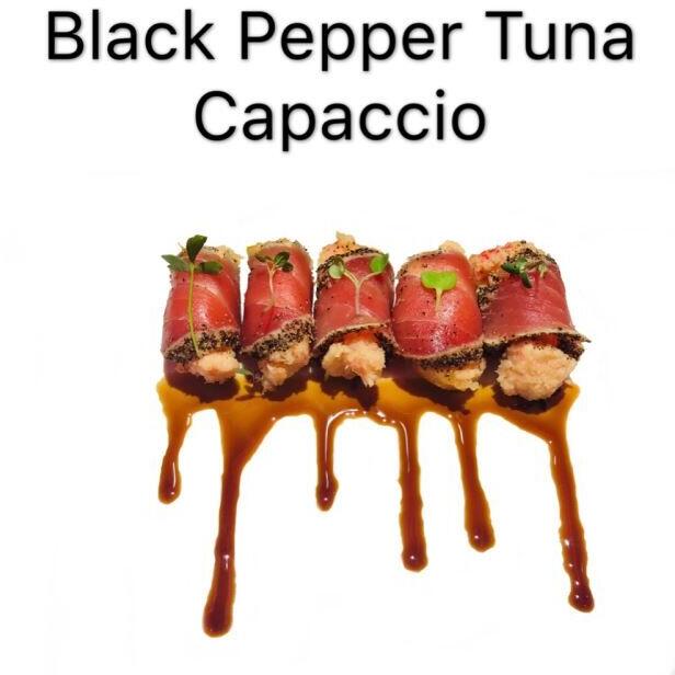 Blk Pepper Tuna Carpaccio App